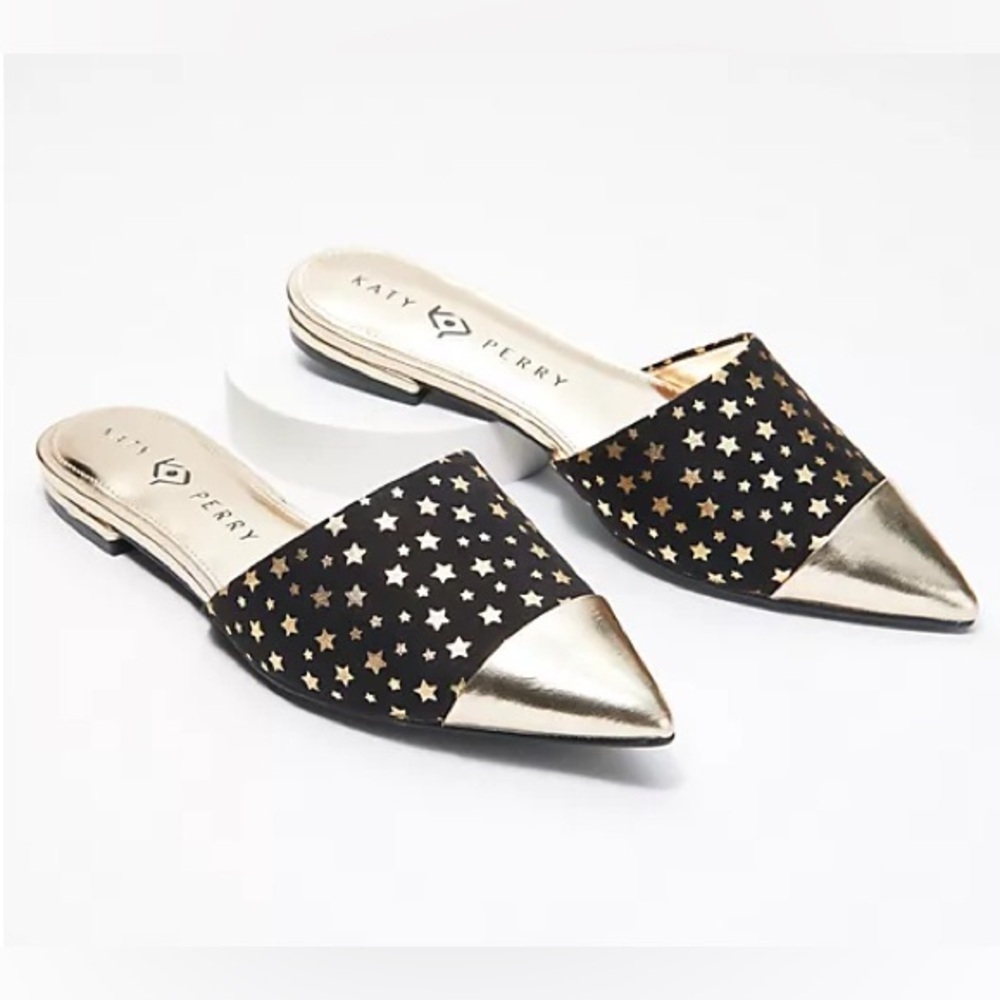 Katy Perry Pointed Toe Star Mules - The Tarin